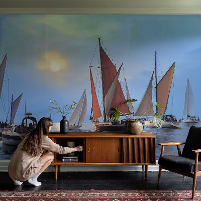 Wand-Fototapete mit einem Segelabenteuer-Motiv