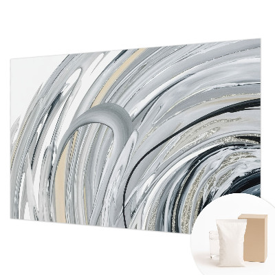 Wandtapete mit abstraktem Marmorprint