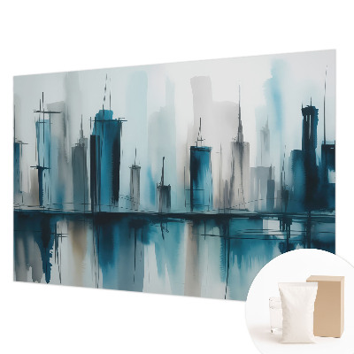 Fototapete fürs Wohnzimmer mit Motiv von Stadtlandschaften