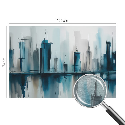 Fototapete fürs Wohnzimmer mit Motiv von Stadtlandschaften