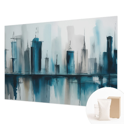 Fototapete fürs Wohnzimmer mit Motiv von Stadtlandschaften