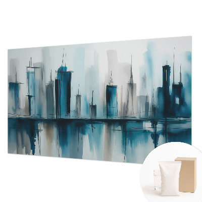 Fototapete fürs Wohnzimmer mit Motiv von Stadtlandschaften