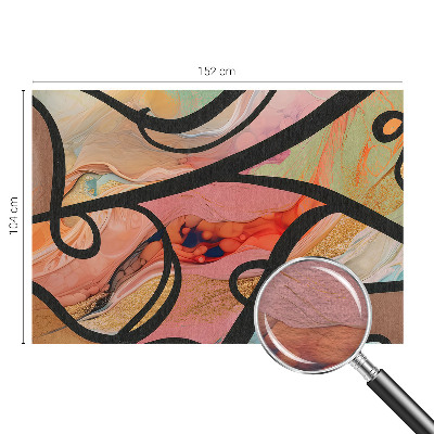 Fototapete fürs Kinderzimmer Farbenfrohe Bewegung