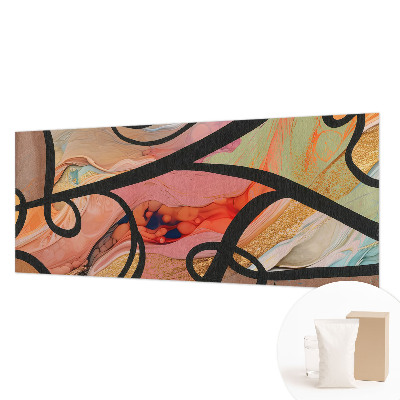 Fototapete fürs Kinderzimmer Farbenfrohe Bewegung