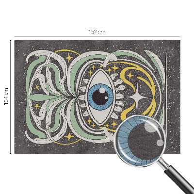 Vlies-Fototapete fürs Kinderzimmer mit einem symmetrischen Auge als Motiv