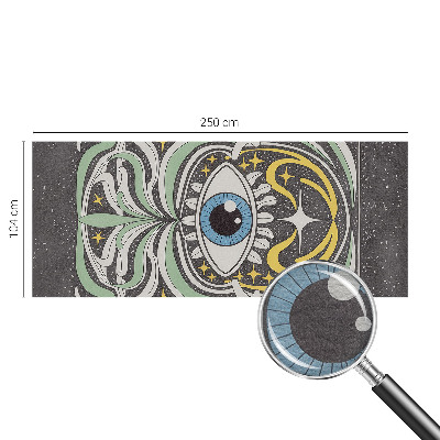 Vlies-Fototapete fürs Kinderzimmer mit einem symmetrischen Auge als Motiv