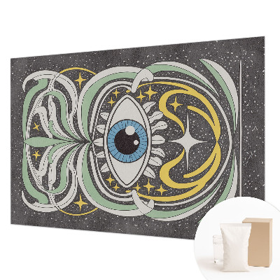 Vlies-Fototapete fürs Kinderzimmer mit einem symmetrischen Auge als Motiv