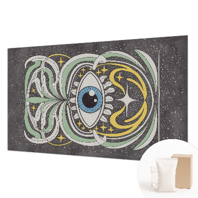 Vlies-Fototapete fürs Kinderzimmer mit einem symmetrischen Auge als Motiv
