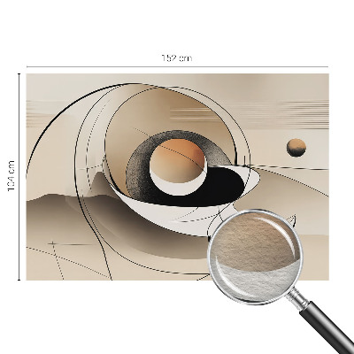 Vlies-Fototapete fürs Schlafzimmer Harmonische Abstraktion