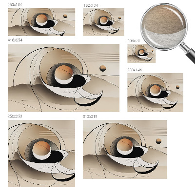 Vlies-Fototapete fürs Schlafzimmer Harmonische Abstraktion