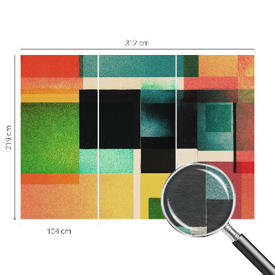 Motivtapete mit geometrisch-abstraktem Motiv