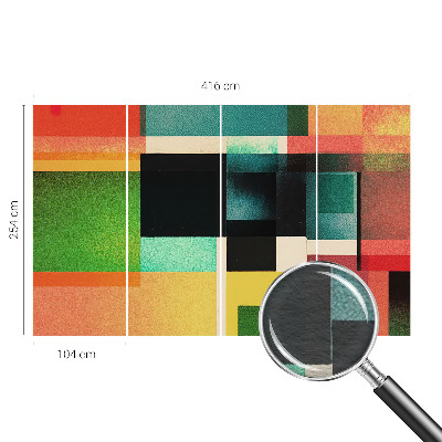 Motivtapete mit geometrisch-abstraktem Motiv