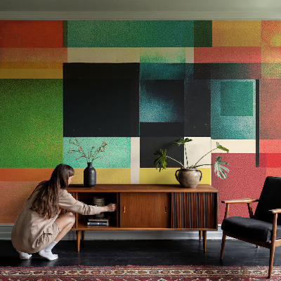 Motivtapete mit geometrisch-abstraktem Motiv