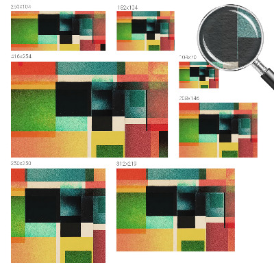 Motivtapete mit geometrisch-abstraktem Motiv