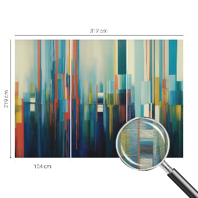 Moderne Vlies-Fototapete Abstrakte Streifen