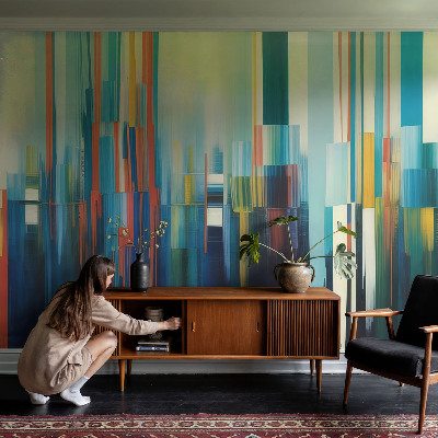 Moderne Vlies-Fototapete Abstrakte Streifen