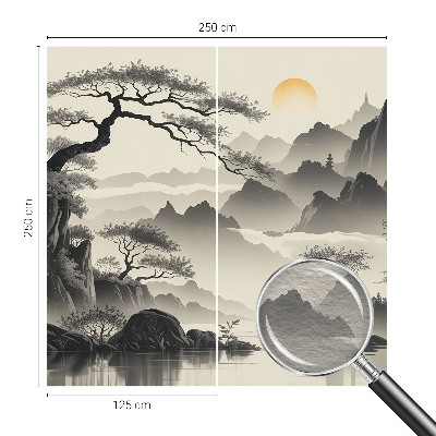 Wand-Fototapete Östliche Landschaft