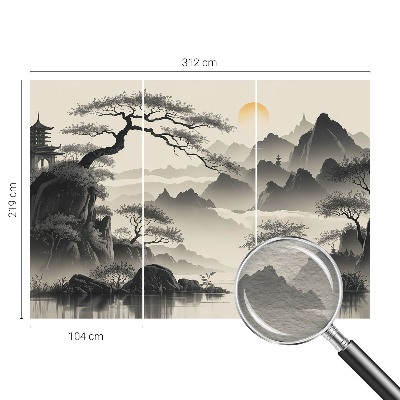 Wand-Fototapete Östliche Landschaft