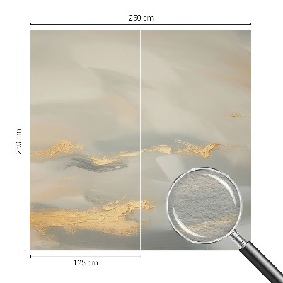 Dekorative Wand-Fototapete mit einem Muster aus sanften Streifen
