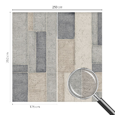 Fototapete mit geometrischem Mosaikmotiv