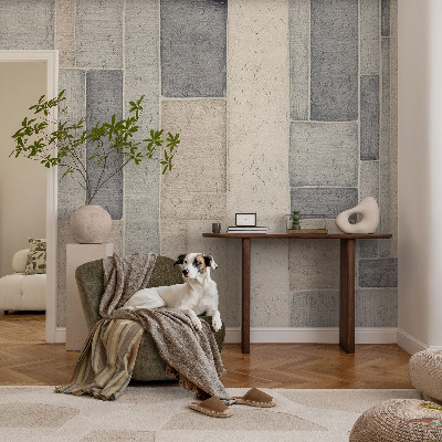 Fototapete mit geometrischem Mosaikmotiv
