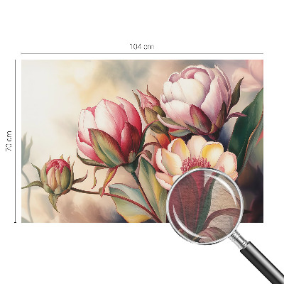 Motivtapete aus Vlies mit einem Blumenstrauß als Motiv