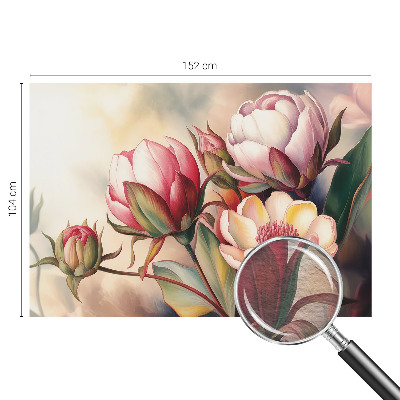 Motivtapete aus Vlies mit einem Blumenstrauß als Motiv