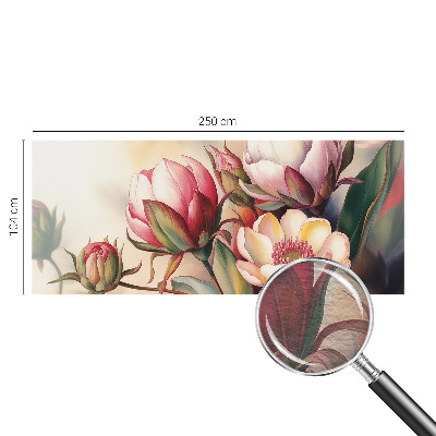 Motivtapete aus Vlies mit einem Blumenstrauß als Motiv