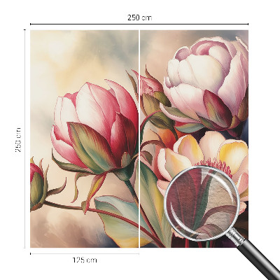 Motivtapete aus Vlies mit einem Blumenstrauß als Motiv