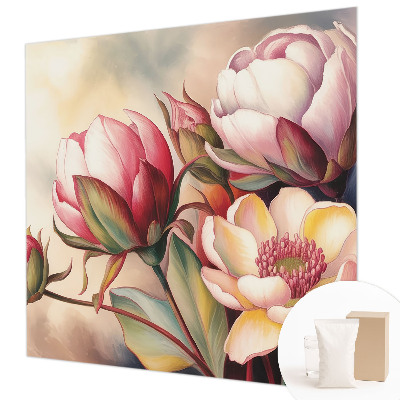 Motivtapete aus Vlies mit einem Blumenstrauß als Motiv