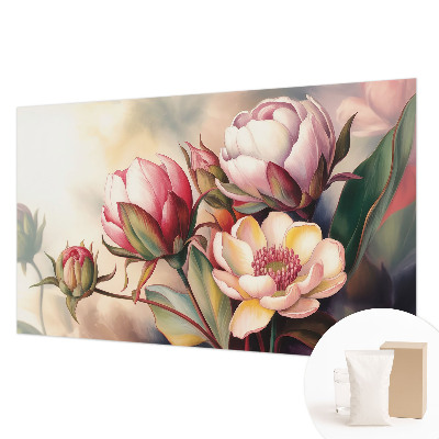 Motivtapete aus Vlies mit einem Blumenstrauß als Motiv
