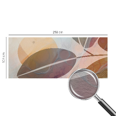 Fototapete aus Vlies mit harmonischem Blattmuster