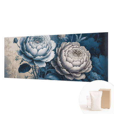 Vlies-Fototapete fürs Schlafzimmer mit romantischem Blumenmotiv