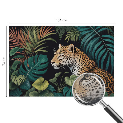 Vlies-Fototapete fürs Kinderzimmer mit exotischem Leoparden-Motiv