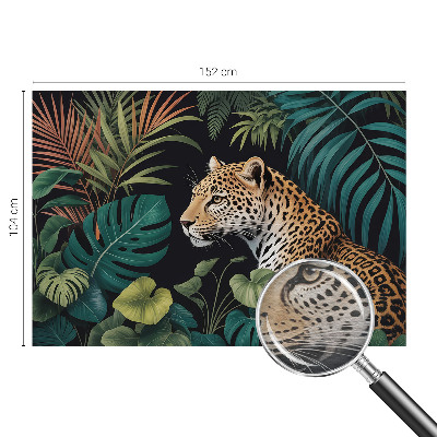 Vlies-Fototapete fürs Kinderzimmer mit exotischem Leoparden-Motiv