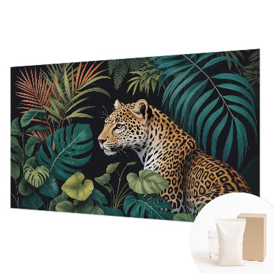 Vlies-Fototapete fürs Kinderzimmer mit exotischem Leoparden-Motiv