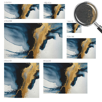 Bedruckte Vlies-Fototapete mit farbenfroher abstrakter Gestaltung