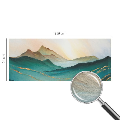Moderne Vlies-Fototapete mit friedlicher Landschaft als Motiv