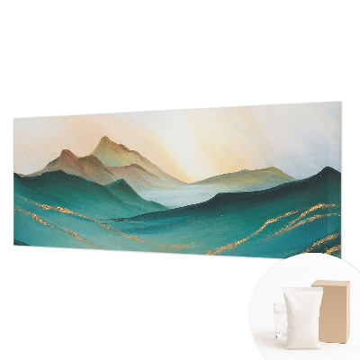 Moderne Vlies-Fototapete mit friedlicher Landschaft als Motiv