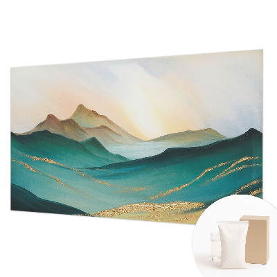 Moderne Vlies-Fototapete mit friedlicher Landschaft als Motiv