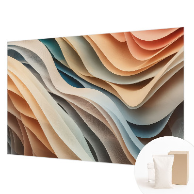 Wand-Fototapete Wellenförmige Formen