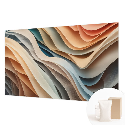 Wand-Fototapete Wellenförmige Formen