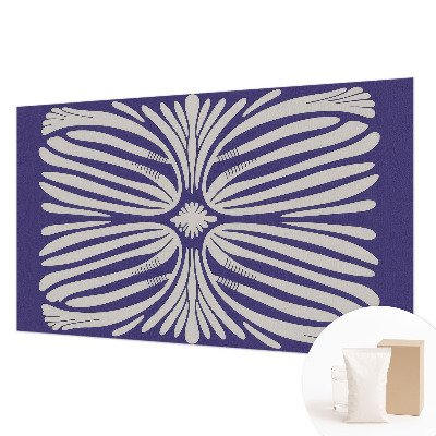 Fototapete mit symmetrischem Blumenmotiv
