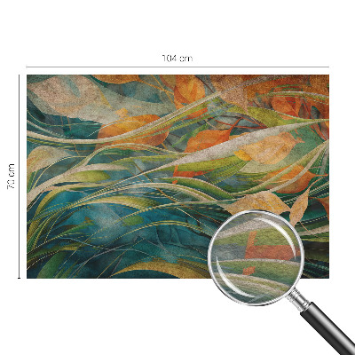 Dekorative Wand-Fototapete mit Motiv einer herbstlichen Landschaft