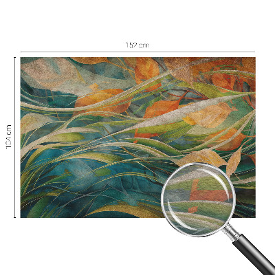 Dekorative Wand-Fototapete mit Motiv einer herbstlichen Landschaft