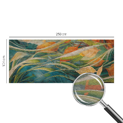 Dekorative Wand-Fototapete mit Motiv einer herbstlichen Landschaft