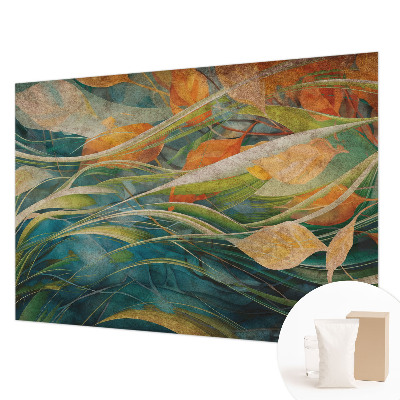 Dekorative Wand-Fototapete mit Motiv einer herbstlichen Landschaft