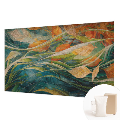 Dekorative Wand-Fototapete mit Motiv einer herbstlichen Landschaft