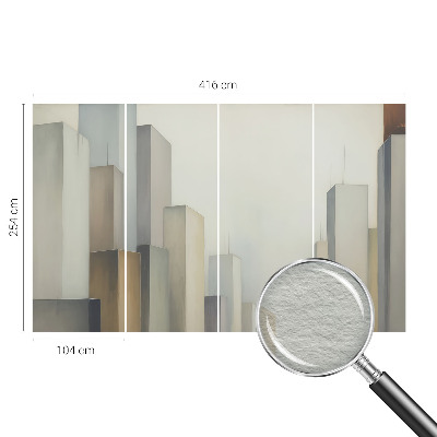 Fototapete nach Maß Wolkenkratzer der Stadt