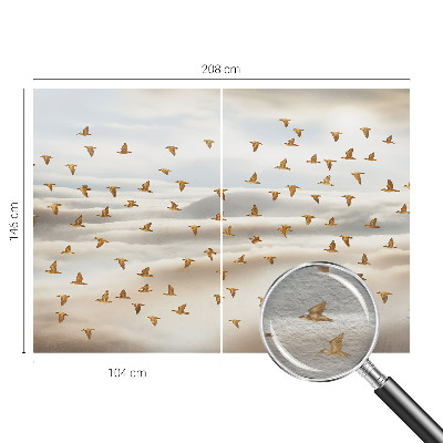 Vlies-Fototapete mit dem Motiv fliegender Vögel